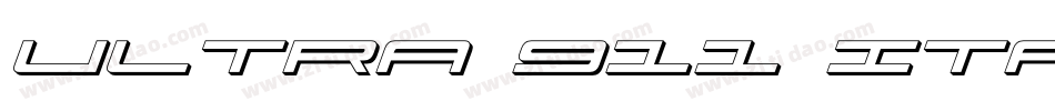 Ultra 911 Italic字体转换